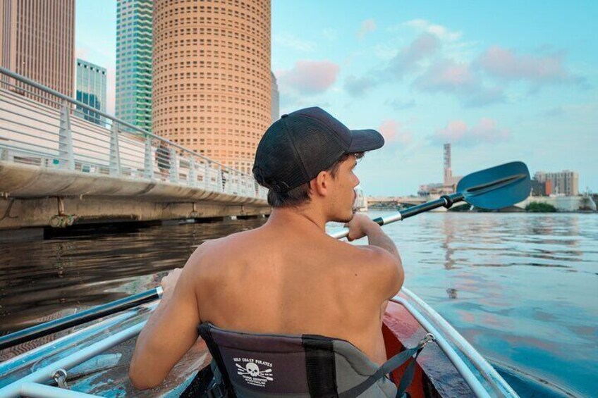 Clear Kayaking Glow Tour in Tampa Riverwalk