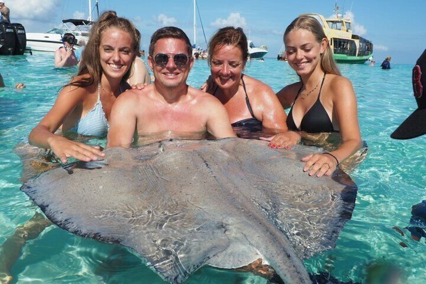 Family Photo At Stingray City