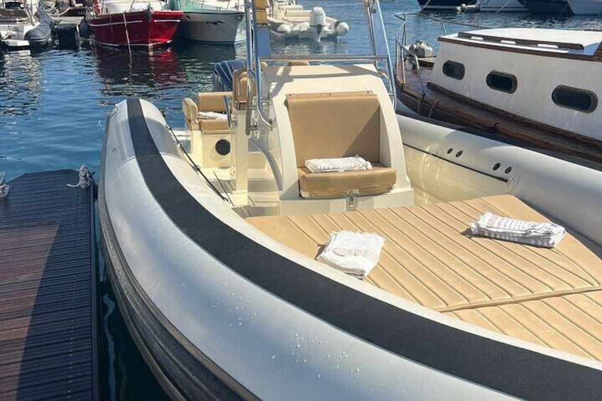 Trip by dinghy in the Maddalena Archipelago, Spargi and Budelli