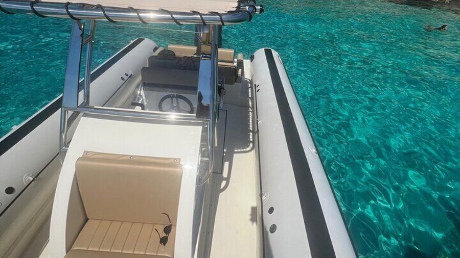 Trip by dinghy in the Maddalena Archipelago, Spargi and Budelli