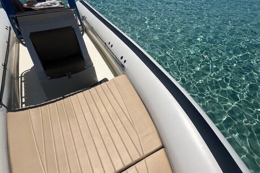 Trip by dinghy in the Maddalena Archipelago, Spargi and Budelli