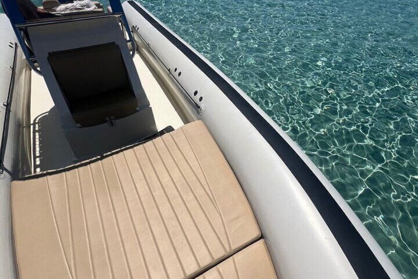 Trip by dinghy in the Maddalena Archipelago, Spargi and Budelli