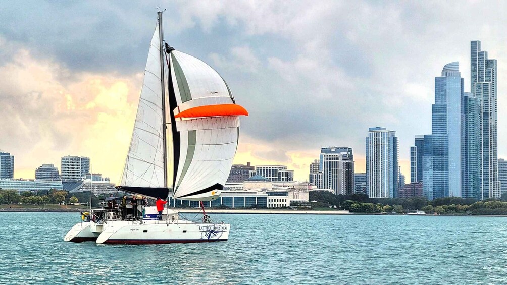 Picture 2 for Activity Chicago: Private Catamaran Sailing for up to 12 people