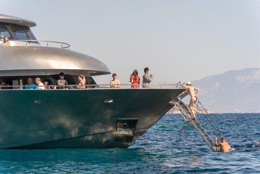 Luxury Boat Trip to Symi Island with Swimming at St. George Bay