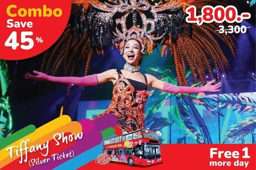 Hop-On Hop-Off Pattay Bus Tours and Tiffany Show Combo