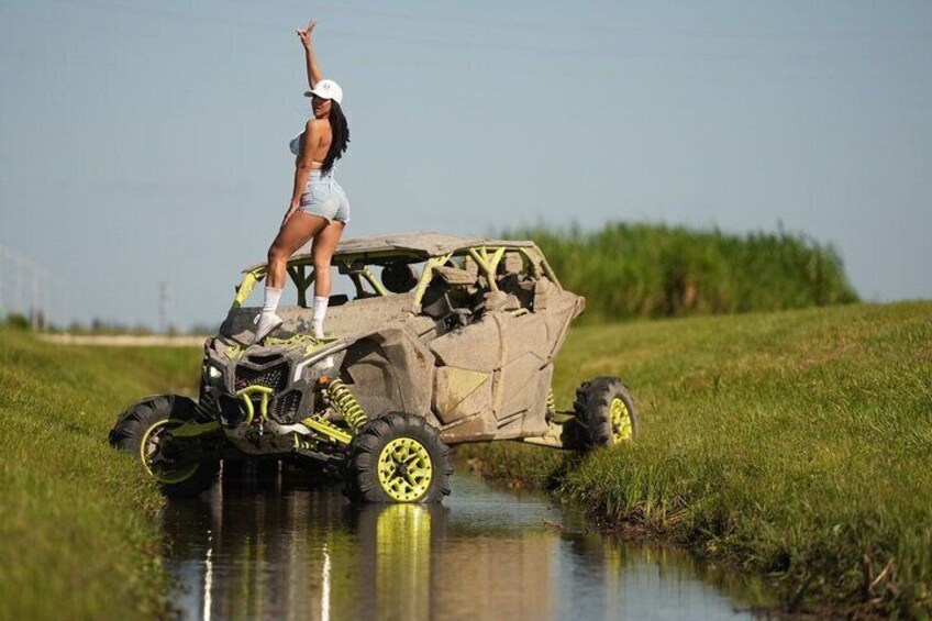 Four-Seater Off-Road Buggy with a Driver Up to Three People in Miami