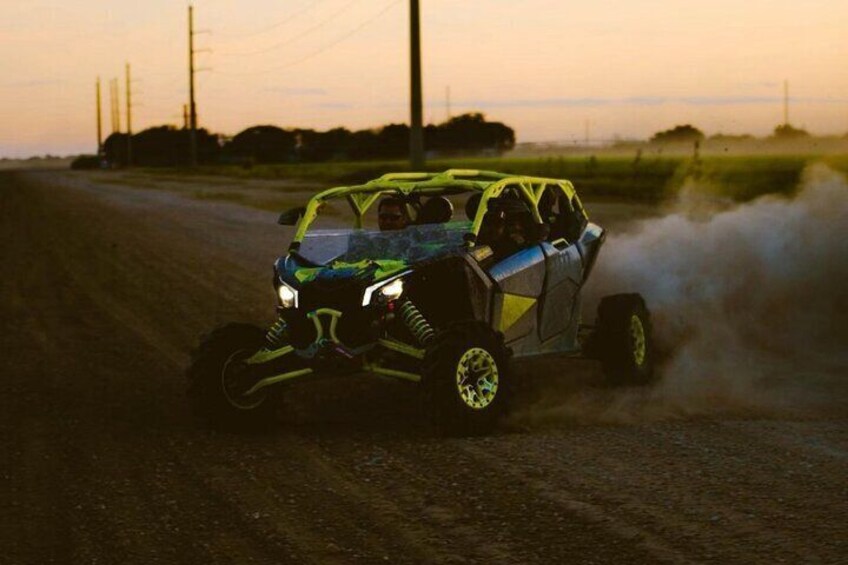 Four-Seater Off-Road Buggy with a Driver Up to Three People in Miami