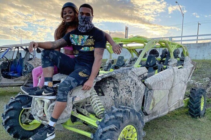 Four-Seater Off-Road Buggy with a Driver Up to Three People in Miami