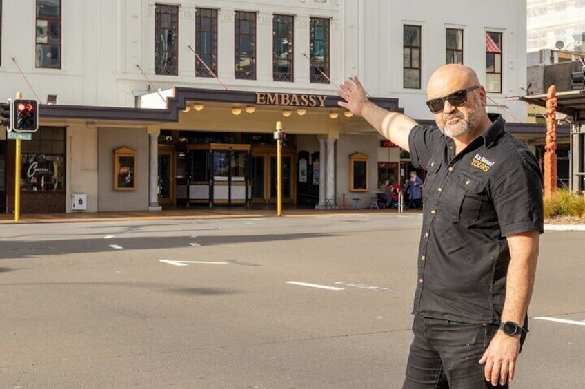 Drive on past the Embassy Theatre, scene of Return of the King premiere!