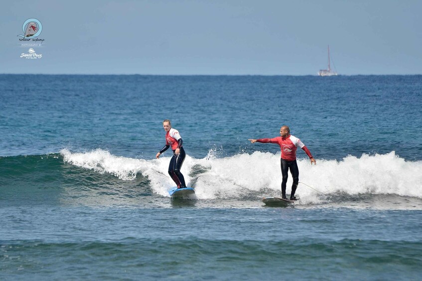 Tenerife : clases de surf para principiantes y intermedios