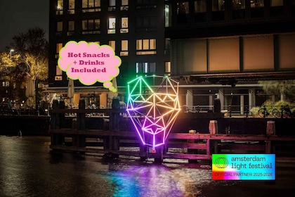 Amsterdam: Light Festival Cruise with Hot Snacks & Drinks