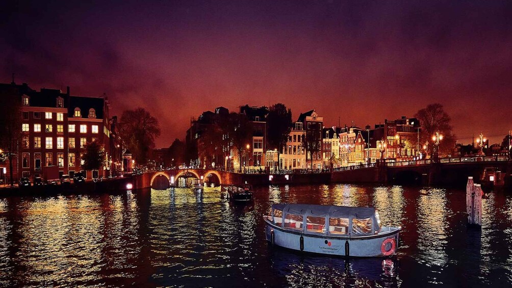 Picture 8 for Activity Amsterdam: Light Festival Cruise with Hot Snacks and Drinks