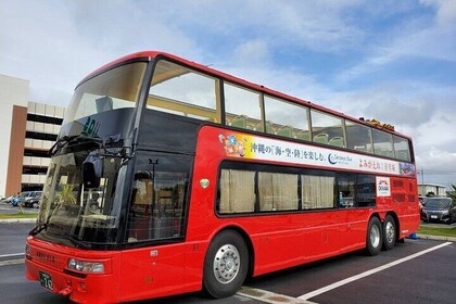 Double-Decker Open Top Bus Okinawa to Umikaji Terrace