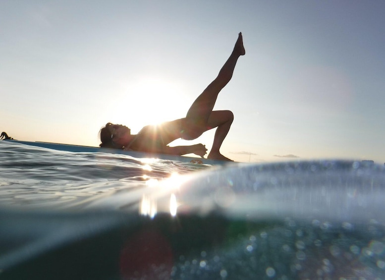 Picture 1 for Activity Honolulu: SUP (Standup Paddleboard) Yoga Class