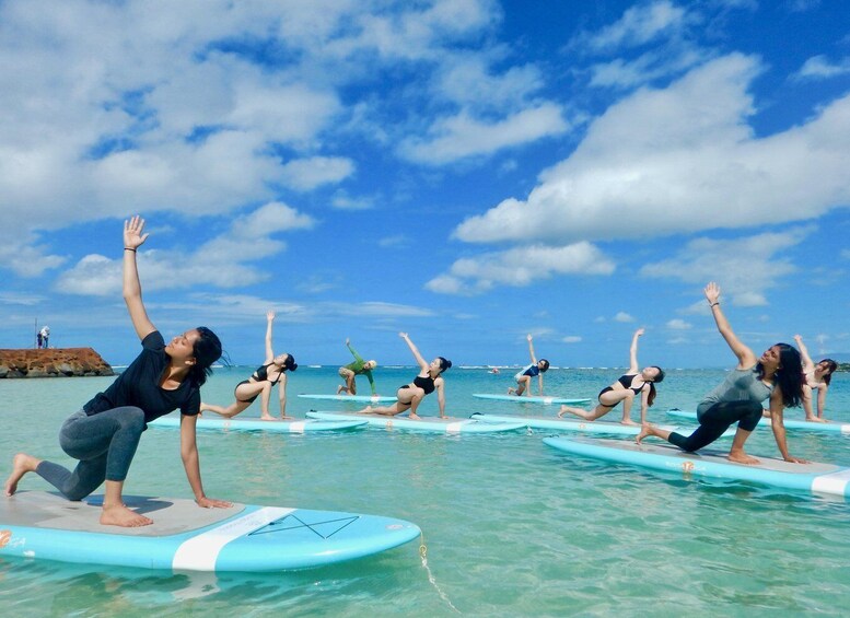 Picture 4 for Activity Honolulu: SUP (Standup Paddleboard) Yoga Class