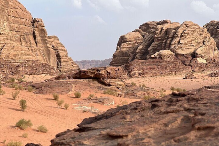 Full-day Private Jeep Tour with Bedouin in Wadi Rum