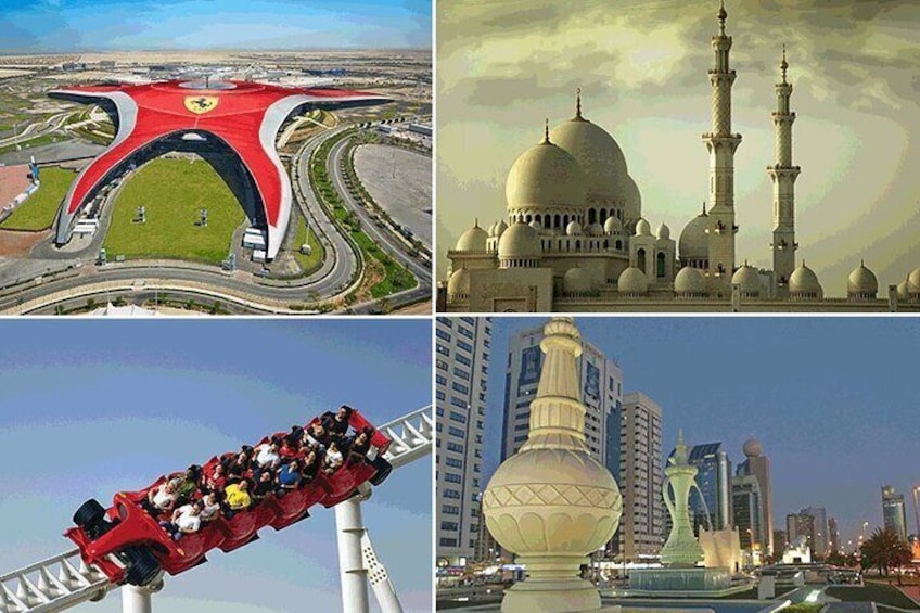  Abu-Dhabi City Tour + Ferrari World Tickets 