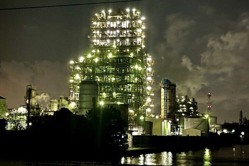 Tokyo E-bike Magical Night Ride in Keihin Industrial Zone