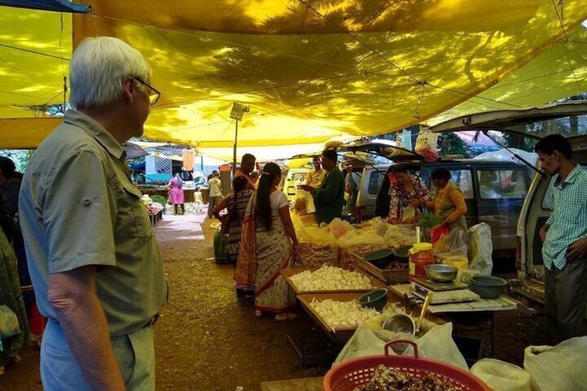 Bazaar during Old Goa Walk