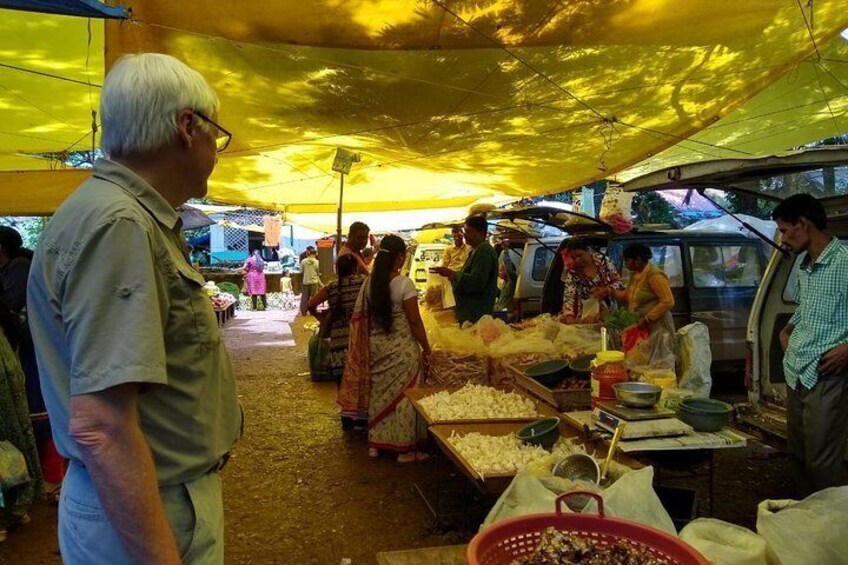 Bazaar during Old Goa Walk