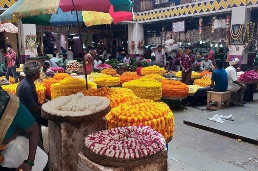 Bangalore Evening Food Street Walk and Market Visit