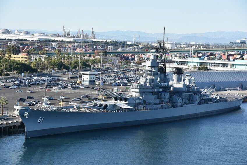 USS Iowa panoramic.