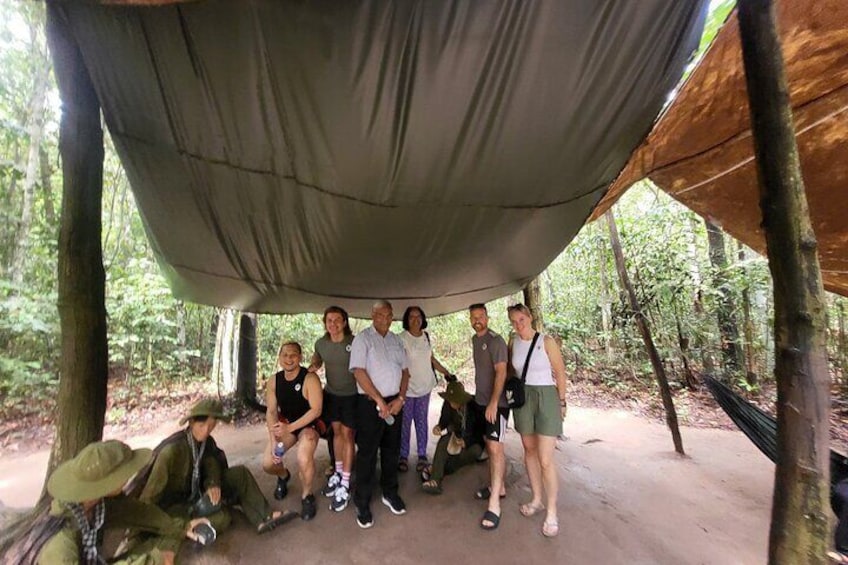 Private Tour to Cuchi Tunnels & Bike Village with Kayaking