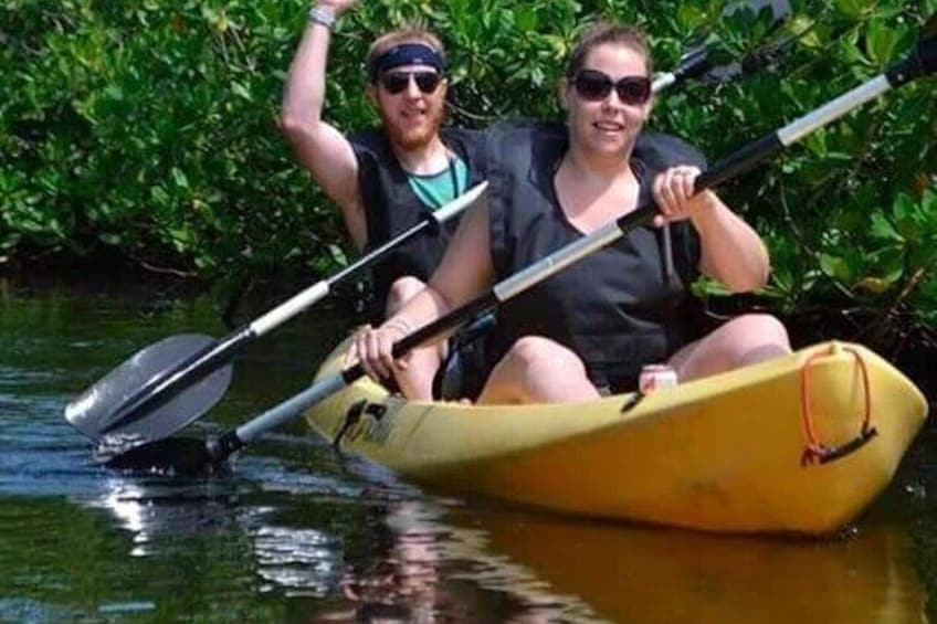 3 hours Kayak tour of menai bay coastline in Zanzibar