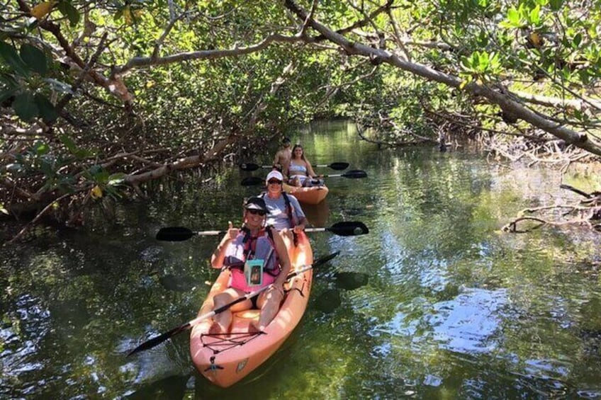 3 hours Kayak tour of menai bay coastline in Zanzibar