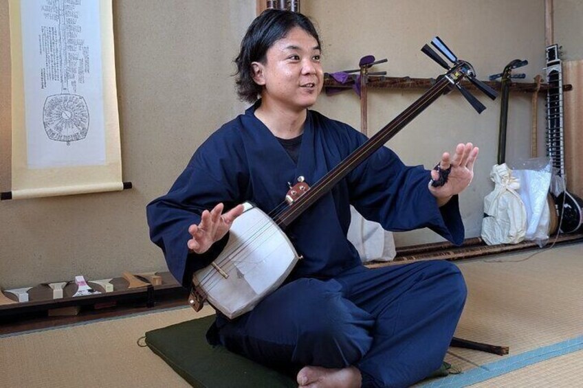 45min Shamisen Session in Kyoto