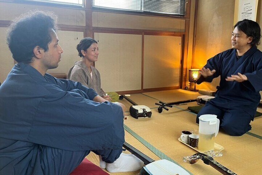 45min Shamisen Session in Kyoto