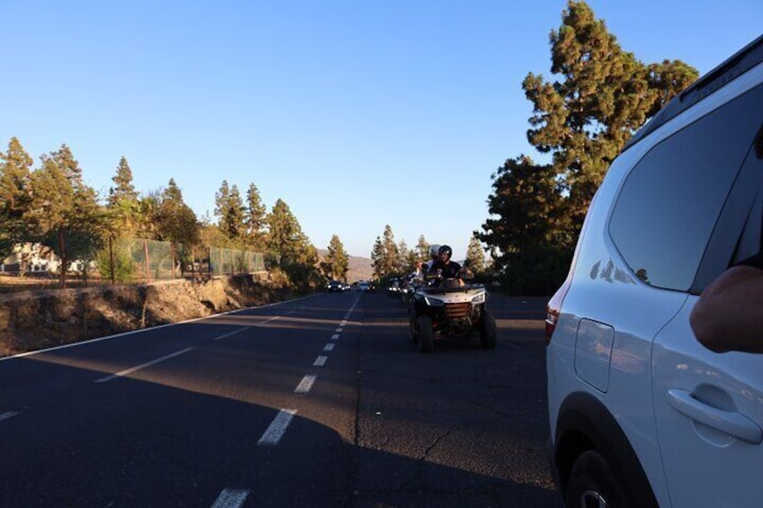 Half Day Guided Sunset Quad Tour in Teide National Park