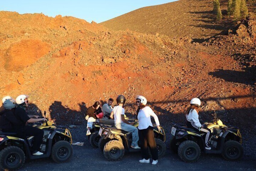 Half Day Guided Sunset Quad Tour in Teide National Park