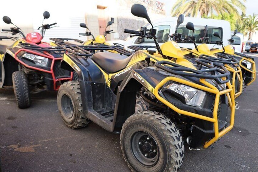 Half Day Guided Sunset Quad Tour in Teide National Park