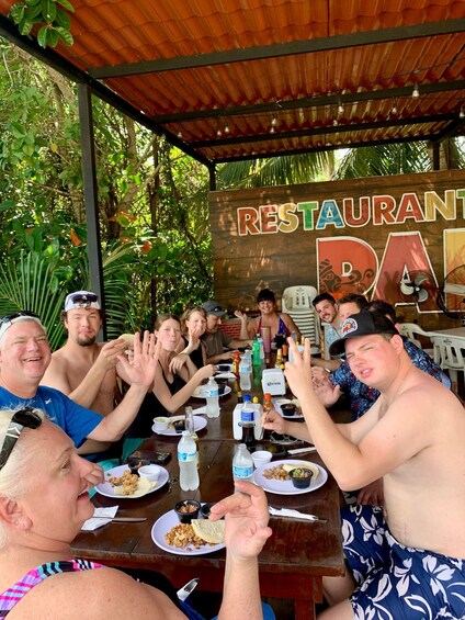 Picture 4 for Activity Bacalar Lagoon Pontoon Boat Tour from Costa Maya