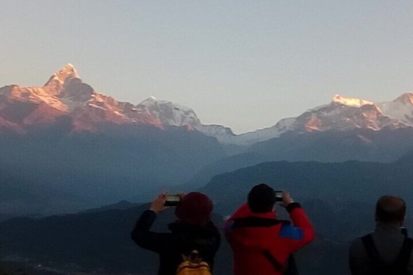 Pokhara Group Joining Sarangkot Sunrise Himalayas Tour