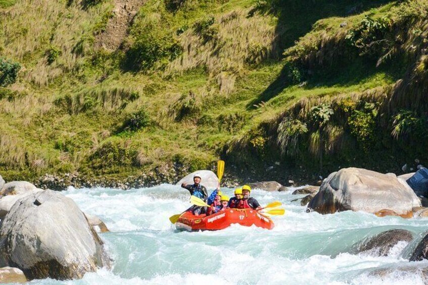 Paragliding Trip with River Rafting