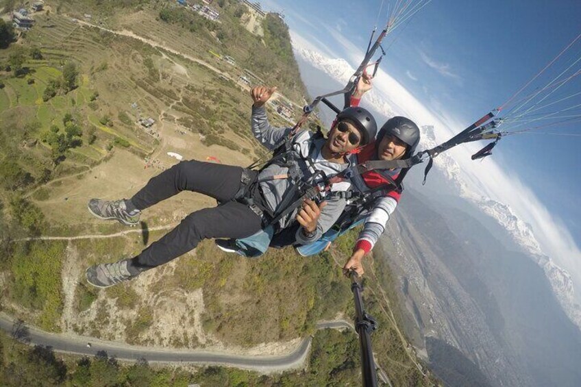 Paragliding Trip with River Rafting