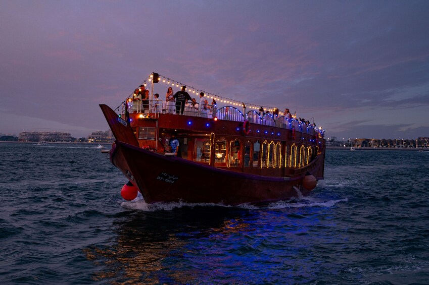 Dubai Marina Royal Dinner Dhow Cruise