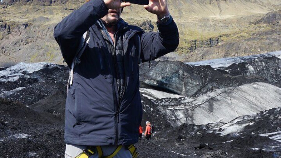 Private Glacier Hike On Location Sólheimajökull