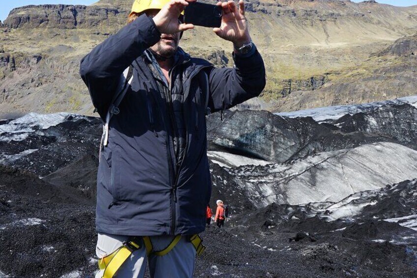 Private Glacier Hike On Location Sólheimajökull