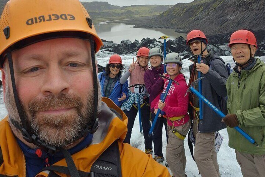 Private Glacier Hike On Location Sólheimajökull