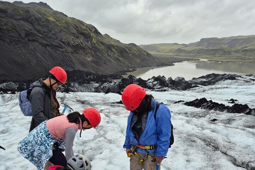 Private Glacier Hike On Location Sólheimajökull