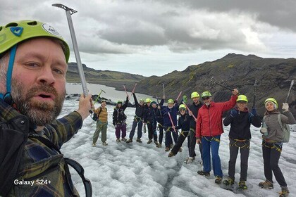 Private Glacier Hike On Location Sólheimajökull