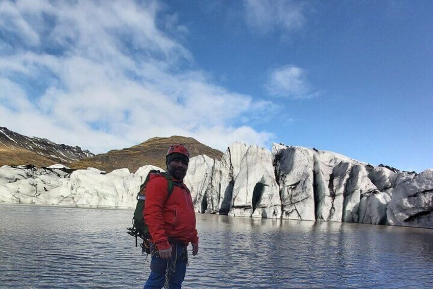 Private Glacier Hike On Location Sólheimajökull