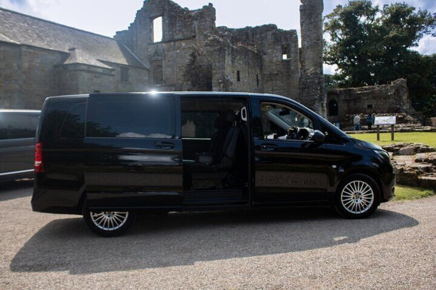 Luxury private transportation for up ​to 8 passengers