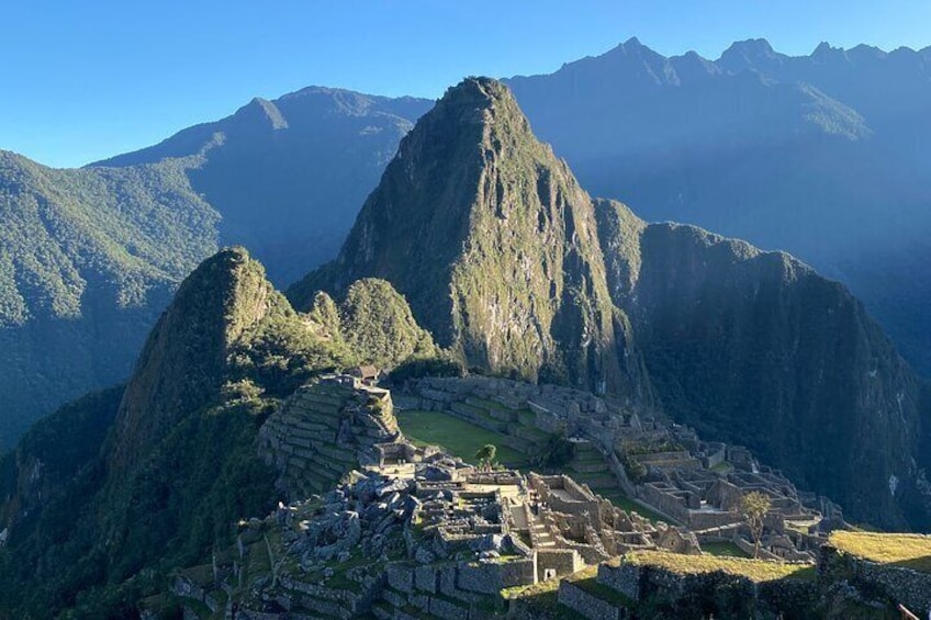 Waking up in Machu Picchu 