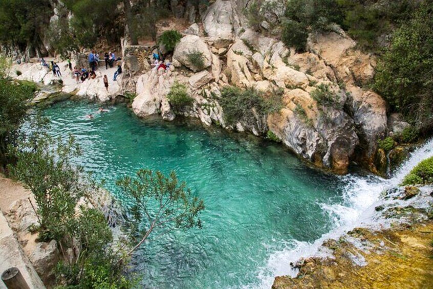 Guadalest and Algar Waterfalls Tour from Denia or Jávea