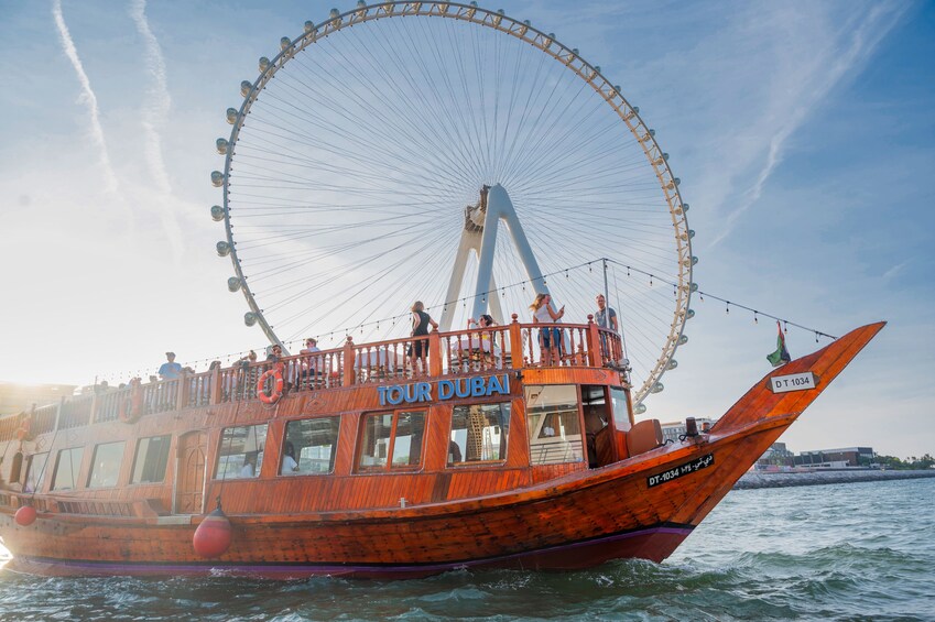 Dubai Marina Sightseeing Cruise With Ain Dubai View