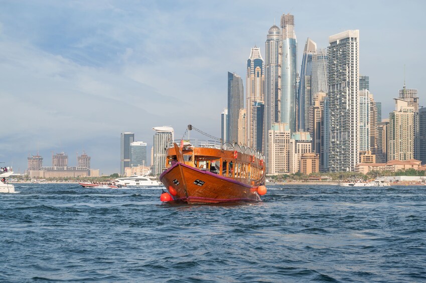 Dubai Marina Sightseeing Cruise With Ain Dubai View